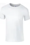 Gildan Mens Short Sleeve Soft-style T-shirt In White