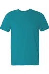 Gildan Mens Short Sleeve Soft-style T-shirt In Yellow