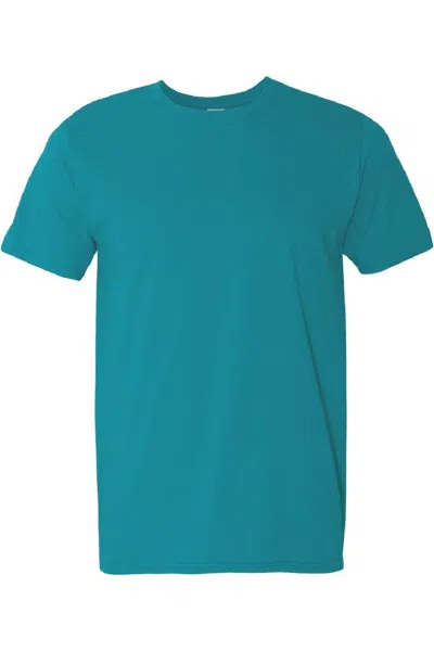 Gildan Mens Short Sleeve Soft-style T-shirt In Yellow