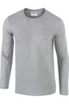 Gildan Mens Soft Style Long Sleeve T-shirt In Multi