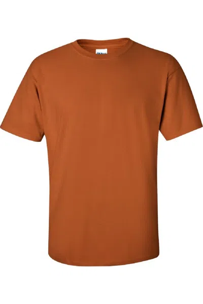 Gildan Mens Ultra Cotton Short Sleeve T-shirt In Brown