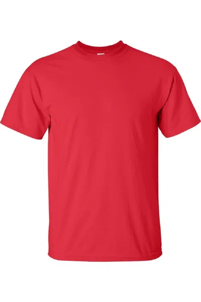 Gildan Mens Ultra Cotton Short Sleeve T-shirt In Red
