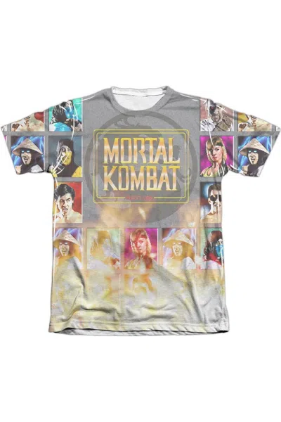 Gildan Mortal Kombat Klassic Choose Your Fighter Adult Poly/cotton Short Sleeve Tee / T-shirt In White