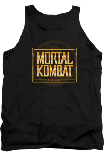Gildan Mortal Kombat Klassic Insert Coin Adult Tank Top In Black
