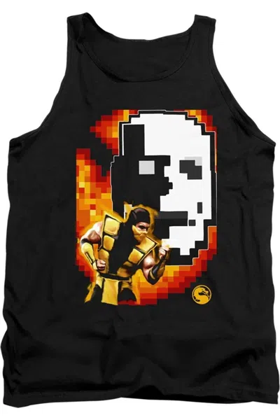 Gildan Mortal Kombat Klassic Scorpion Adult Tank Top In Black