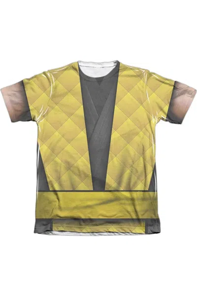 Gildan Mortal Kombat Klassic Scorpion Outfit Adult Poly/cotton Short Sleeve Tee / T-shirt In White