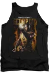 Gildan Mortal Kombat Scorpion Adult Tank Top In Black