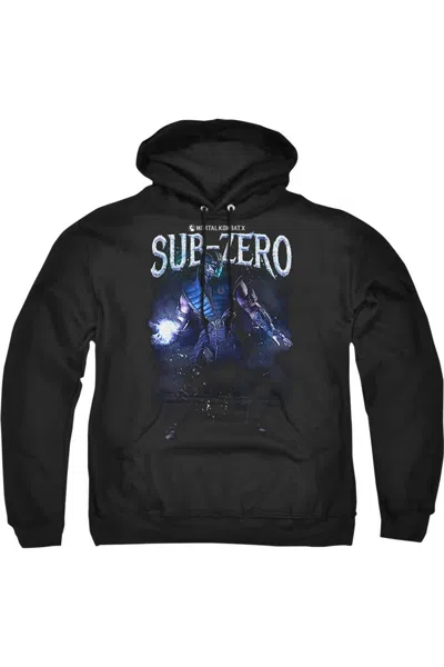 Gildan Mortal Kombat Sub Zero Adult Pull Over Hoodie / Hooded Sweatshirt In Black
