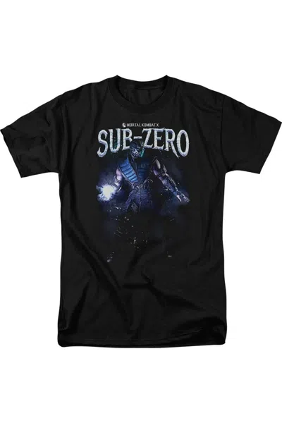 Gildan Mortal Kombat Sub Zero Short Sleeve Adult Tee / T-shirt In Black