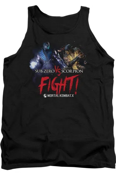 Gildan Mortal Kombat X Fight Adult Tank Top In Black