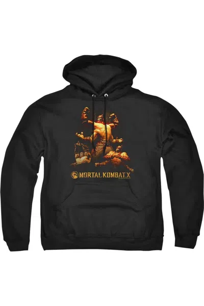 Gildan Mortal Kombat X Goro Adult Pull Over Hoodie / Hooded Sweatshirt In Black