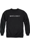 Gildan Mortal Kombat X Horizontal Logo Adult Crewneck Sweatshirt In Black