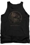 Gildan Mortal Kombat X Metal Seal Adult Tank Top In Black