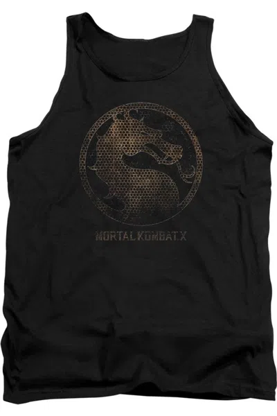 Gildan Mortal Kombat X Metal Seal Adult Tank Top In Black