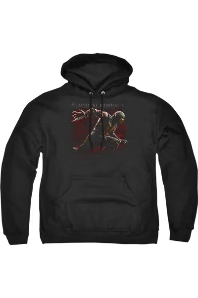 Gildan Mortal Kombat X Scorpion Lunge Adult Pull Over Hoodie / Hooded Sweatshirt In Black