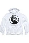 Gildan Mortal Kombat X Seal Adult Pull Over Hoodie / Hooded Sweatshirt In White