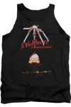Gildan Nightmare On Elm Street Alternate Poster Adult Tank Top In Black