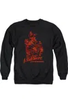 Gildan Nightmare On Elm Street Chest Of Souls Adult Crewneck Sweatshirt In Black