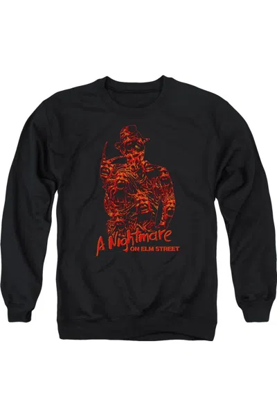 Gildan Nightmare On Elm Street Chest Of Souls Adult Crewneck Sweatshirt In Black