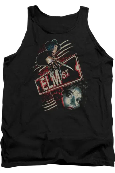 Gildan Nightmare On Elm Street Elm St Adult Tank Top In Black