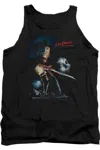 Gildan Nightmare On Elm Street Elm Street Poster Adult Tank Top In Black