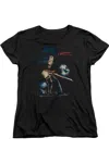 Gildan Nightmare On Elm Street Elm Street Poster Short Sleeve Womens Tee / T-shirt In Black