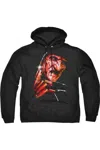 Gildan Nightmare On Elm Street Freddys Face Adult Pull Over Hoodie / Hooded Sweatshirt In Black