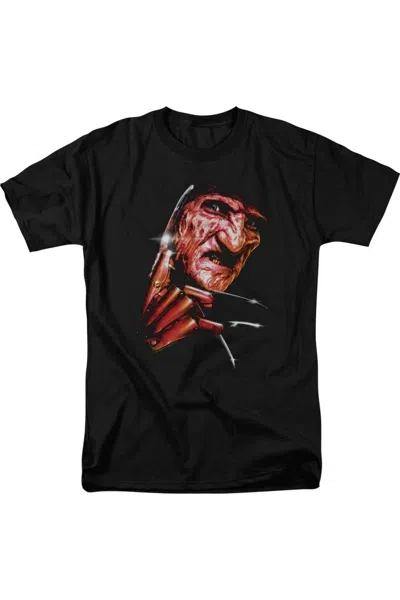 Gildan Nightmare On Elm Street Freddy´s Face Short Sleeve Adult T-shirt In Black