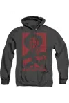 Gildan Nightmare On Elm Street Never Sleep Again Adult Heather Hoodie / Hooded Sweatshirt In Black