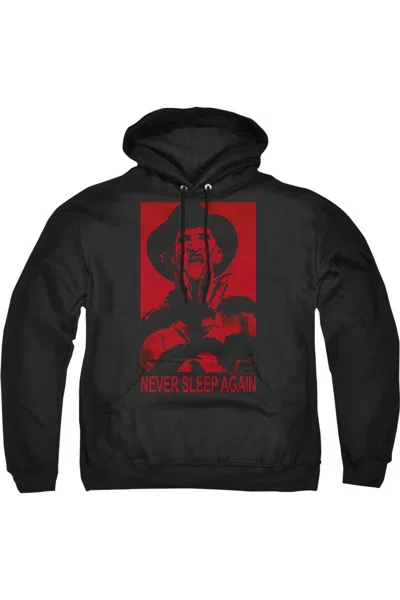 Gildan Nightmare On Elm Street Never Sleep Again Adult Pull Over Hoodie / Hooded Sweatshirt In Black