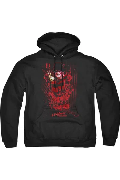 Gildan Nightmare On Elm Street One Two Freddy´s Coming For You Adult Pull Over Hoodie In Black