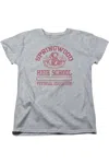 Gildan Nightmare On Elm Street Springwood High Short Sleeve Womens Tee / T-shirt In Multi