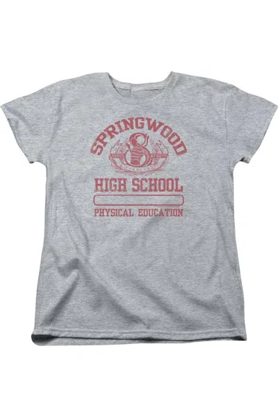 Gildan Nightmare On Elm Street Springwood High Short Sleeve Womens Tee / T-shirt In Multi