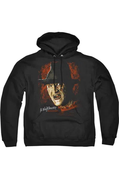 Gildan Nightmare On Elm Street Worst Nightmare Adult Pull Over Hoodie / Hooded Sweatshirt In Black