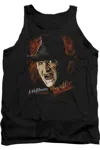 Gildan Nightmare On Elm Street Worst Nightmare Adult Tank Top In Black