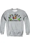 Gildan Off Duty Christmas Elf Unisex Adult Crewneck Sweatshirt Sweater In Multi