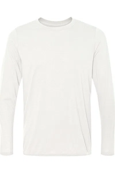 Gildan Performance Long Sleeve T-shirt In White