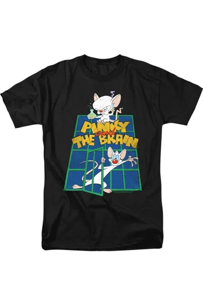 Gildan Pinky And The Brain Ol Standard Short Sleeve Adult Tee / T-shirt In Black
