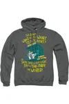 Gildan Pinky And The Brain The World Adult Pull Over Hoodie / Hooded Sweatshirt In Pink