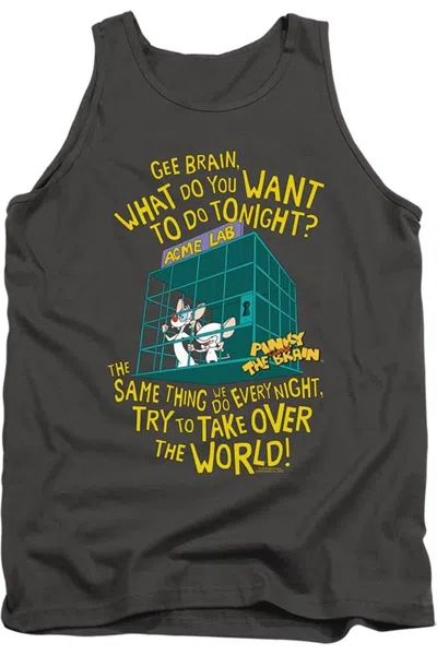 Gildan Pinky And The Brain The World Adult Tank Top
