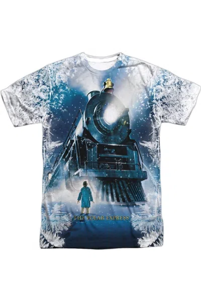 Gildan Polar Express Journey Short Sleeve Adult Poly Crew Tee / T-shirt In White