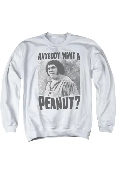 Gildan Princess Bride A Giant Snack Adult Crewneck Sweatshirt In White