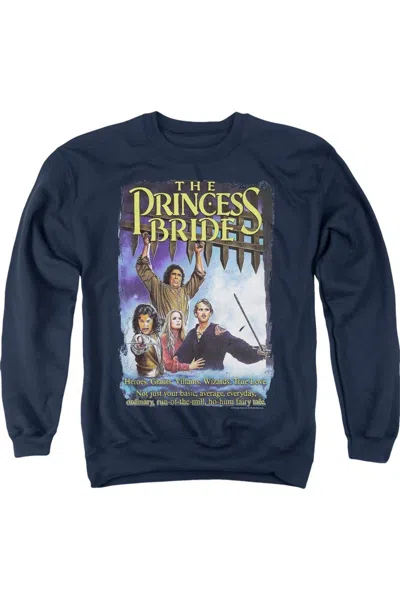 Gildan Princess Bride Alt Poster Adult Crewneck Sweatshirt In Blue