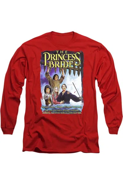 Gildan Kids' Princess Bride Alt Poster Long Sleeve Adult Tee / T-shirt In Red