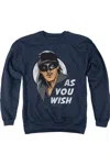 Gildan Princess Bride As You Wish Adult Crewneck Sweatshirt In Blue