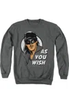 Gildan Princess Bride As You Wish Adult Crewneck Sweatshirt In Pink