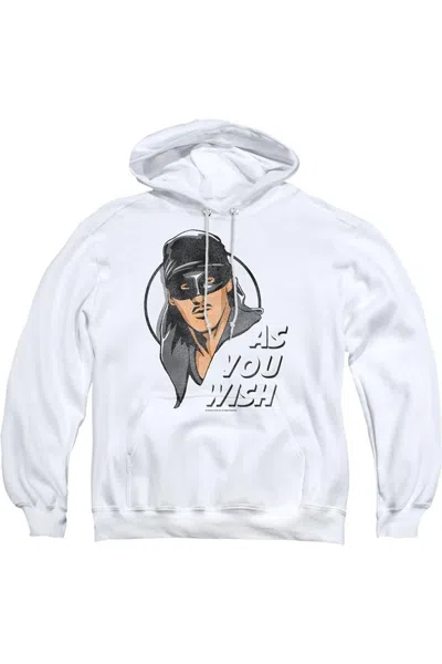 Gildan Princess Bride As You Wish Adult Pull Over Hoodie In White