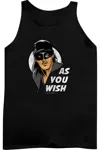 Gildan Princess Bride As You Wish Adult Tank In Black