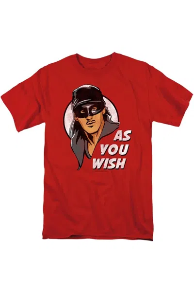 Gildan Princess Bride As You Wish Short Sleeve Adult Tee / T-shirt In Red