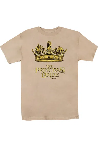 Gildan Princess Bride Crown Short Sleeve Adult Tee / T-shirt In Beige